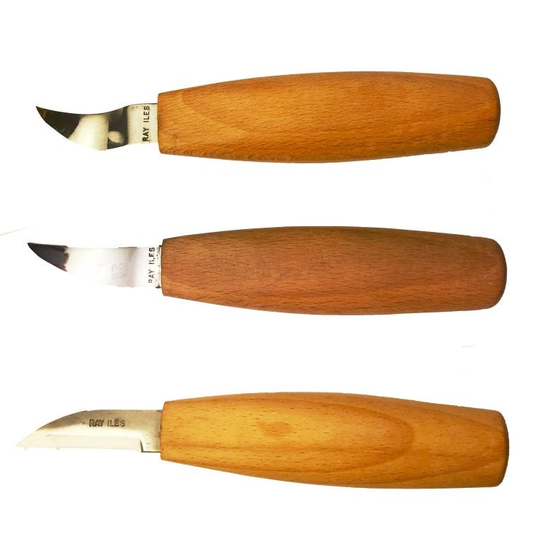 Ray Iles Carving/Whittling Knife - Curved image 0