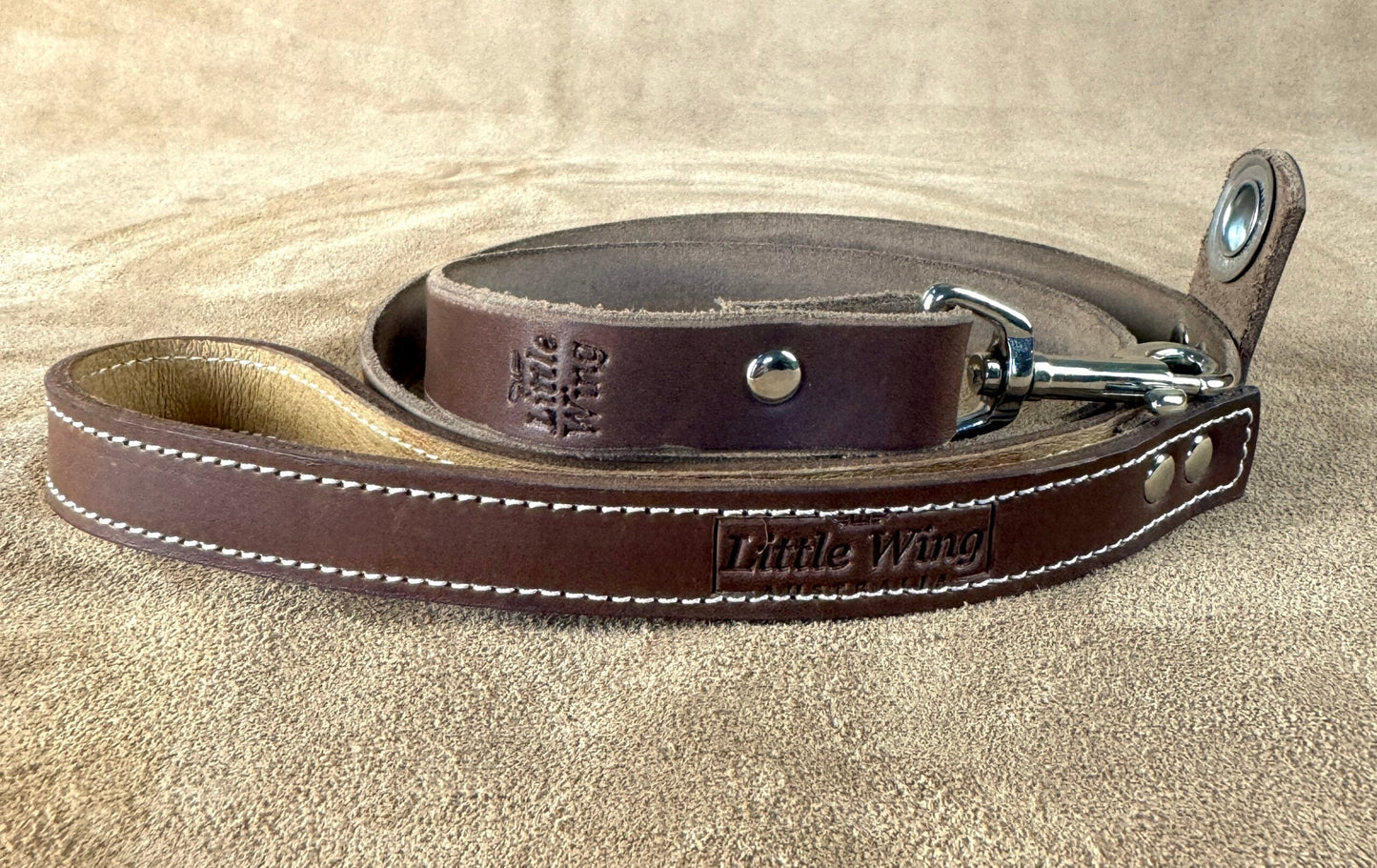 Leash & Collar Combo -XS, S, M, L, XL - Charcoal Black image 2