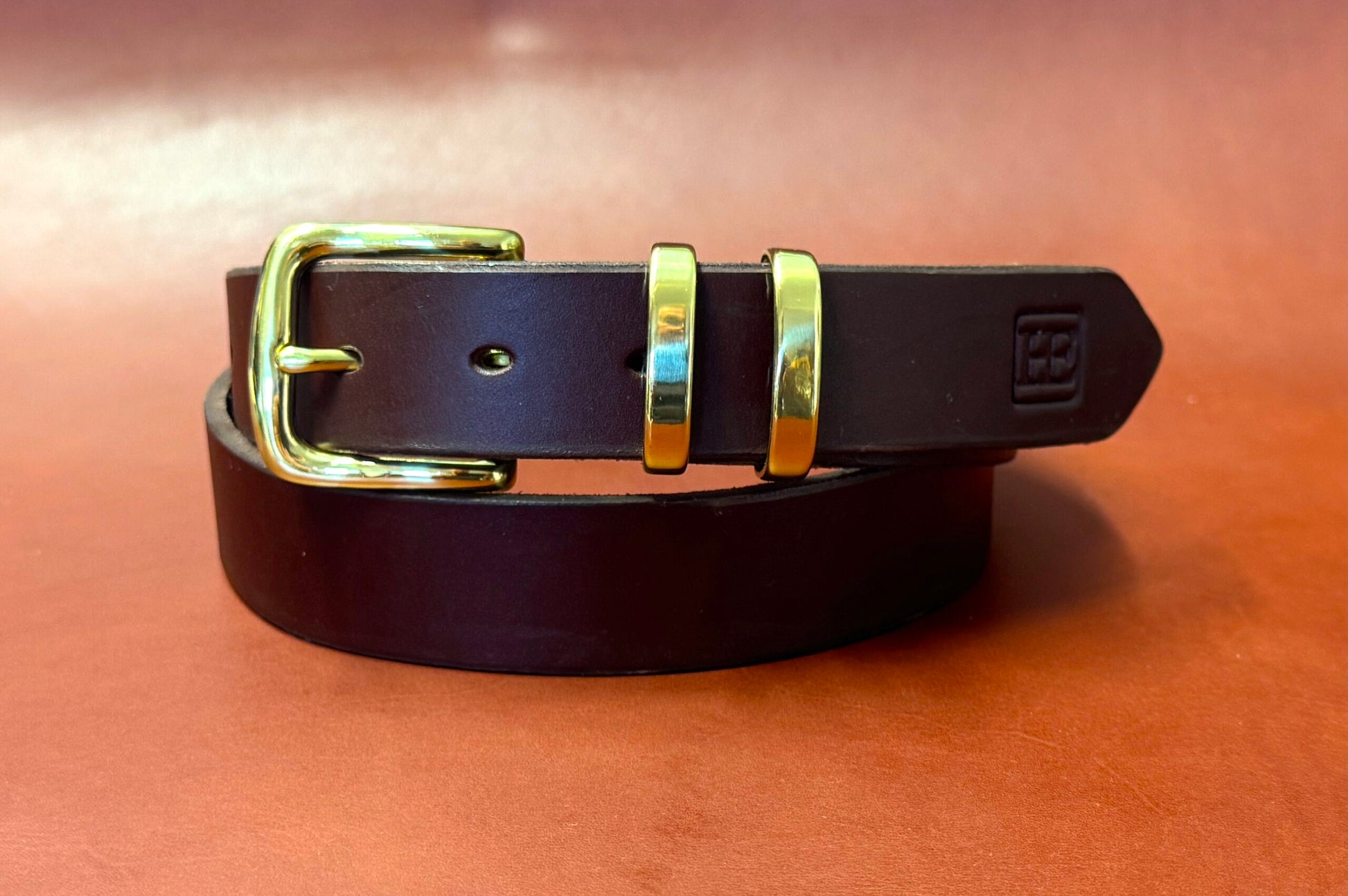 Mens Brass - Chestnut - 1 1/4" 32mm image 0