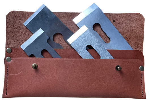 Bench Plane Blade Pouch – Full Grain Leather image 0