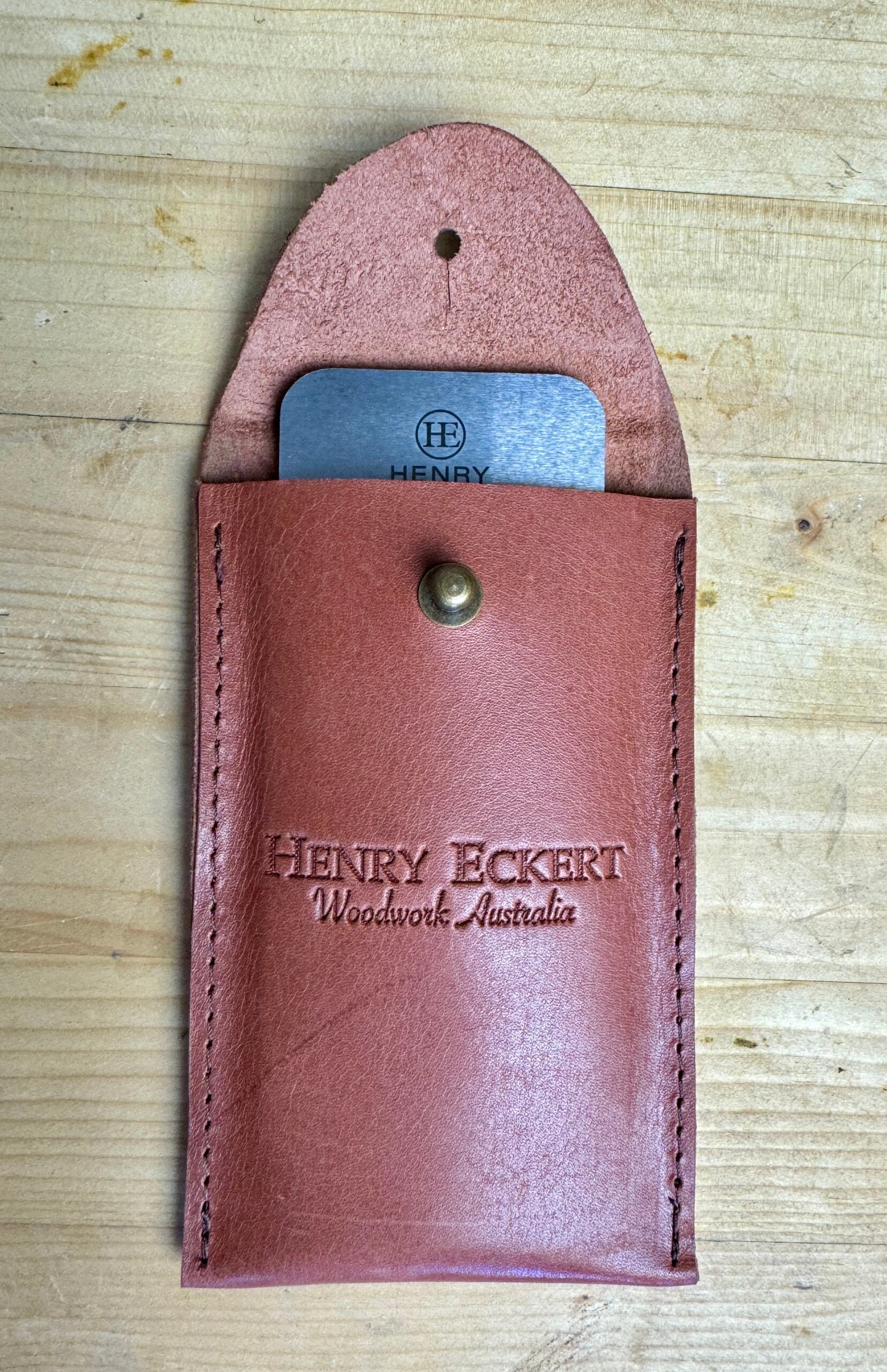 Jack & Smoother Plane Blade Pouch - Full Grain Leather image 0