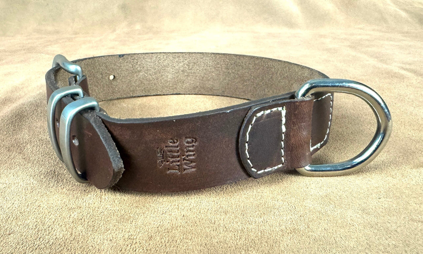 Leash & Collar Combo -XS, S, M, L, XL - Charcoal Black image 3