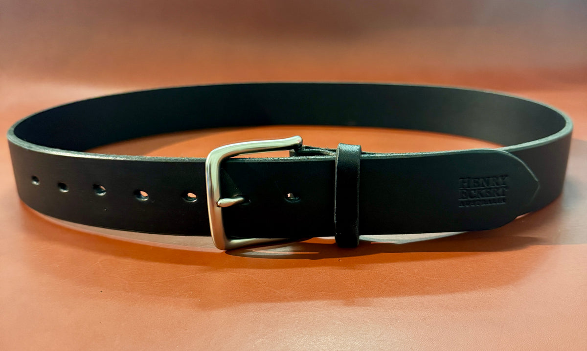 Womens Leather Keeper - Black - 1 1/2" 38mm