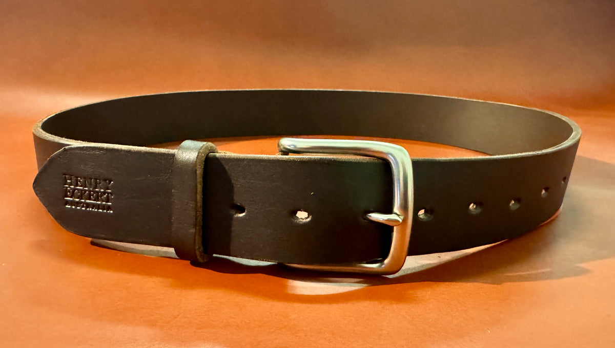 Mens Leather Keeper - Chestnut Brown - 1 1/2" 38mm