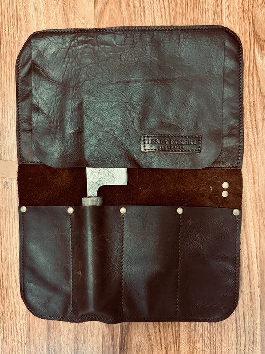 Chef Knife Leather Roll with Rare Earth Magnets image 0