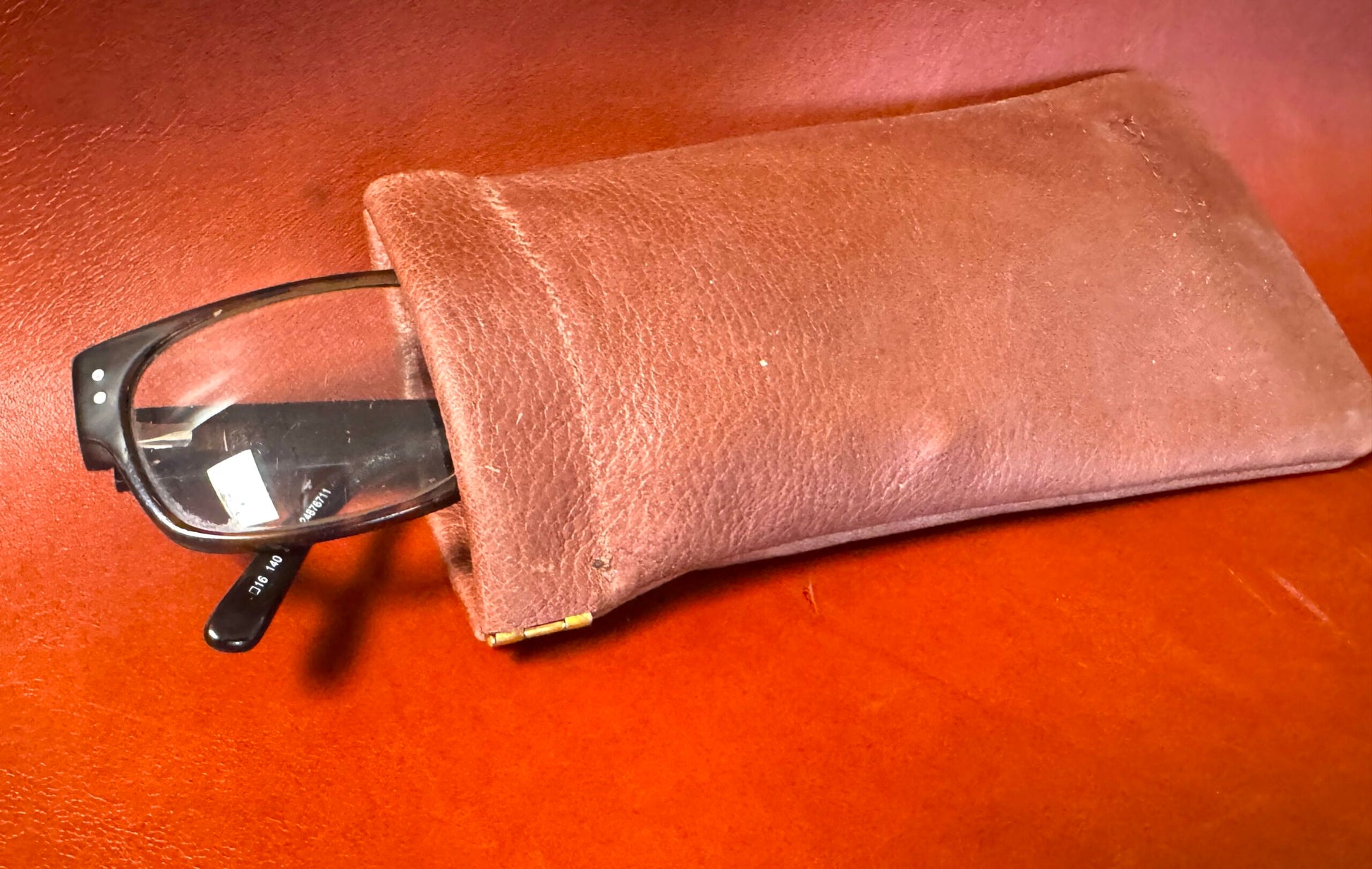 Glasses Case - Soft Goat Skin Leather image 1